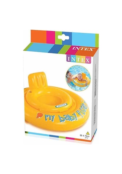 Intex Sarı baby float havuz Deniz simiti 70 Cm Çok Renkli