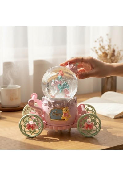 Unicorn Mega Boy Kar Küresi Otomatik Kar Püskürtmeli Işıklı Müzikli