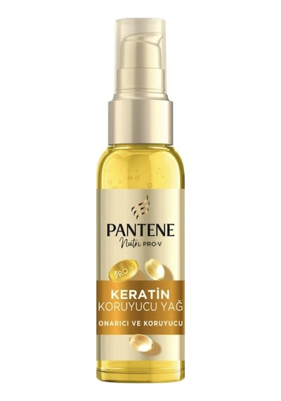 Pantene Keratin Özlü Onarıcı E Vitaminli Saç Bakım Yağı 2 x 100 ML