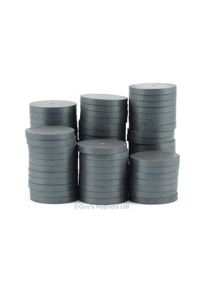 500 Adet 15Mmx3Mm Yuvarlak Kömür Miknatis-Duvar Süsü-Nikah Şekeri