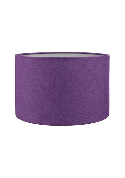 Mürdüm Abajur Başlığı Çap 30 Cm Silindir A861 Mürdüm