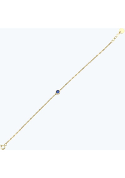 Altınbaş Mavi Taşlı Altın Bileklik Blıntgk021-25295 Sarı Altın