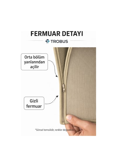 Fiat Egea Cross 2020 Ve Sonrası Uyumlu Zerafet Serisi Gri Siyah 5'li Ortopedik Koltuk Minderi 41626941