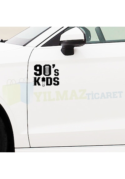 90'S Kids Sticker 90'Ların Çocukları Oto Sticker Araba Etiket