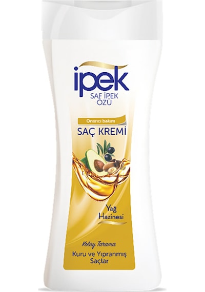 İpek Kuru Yıpranmış Yağ Hazinesi Saç Kremi 480 Ml 4 Adet
