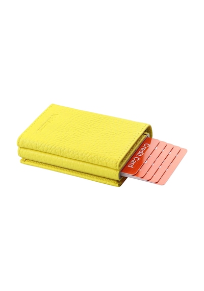 Walsmart Pro Cover Floater Akıllı Mekanizmalı Deri Cüzdan Sarı