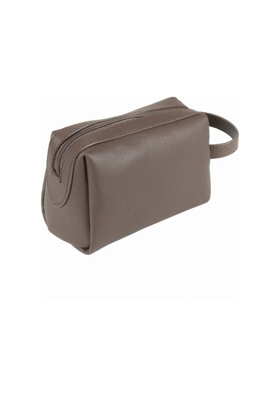 Lizy 1050 Suni Deri Clutch Çanta, Traş / Makyaj Çantası Çok Renkli