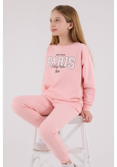 Rolypoly Kız Çocuk Pembe Eşofman Takımı Rp3690-c-v3 Pembe