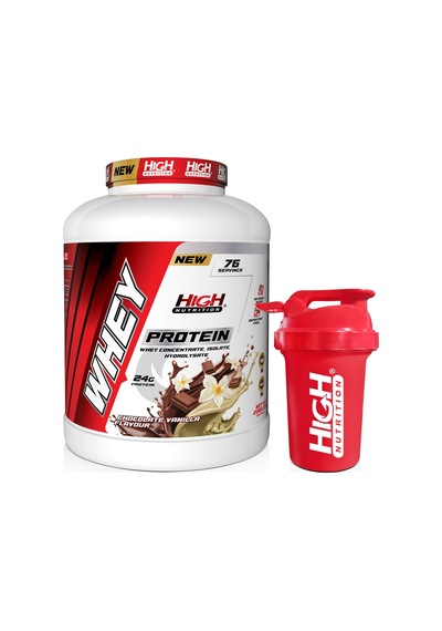 Protein Tozu 2280 Gr Çikolata Vanilya Aromalı Whey Protein 24 Gram Protein 76 Servis Shaker Hediye