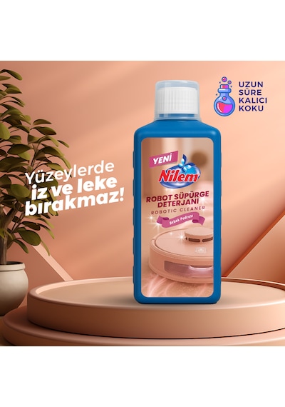 Nilem Robot Süpürge Deterjanı Bebek Pudrası Kokulu 500 Ml Tekli