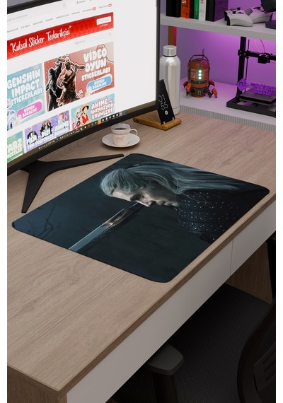 The Witcher 2 V1 48x40 Xl Gaming Kauçuk Kaymaz Taban Mouse Pad Fare Altlığı