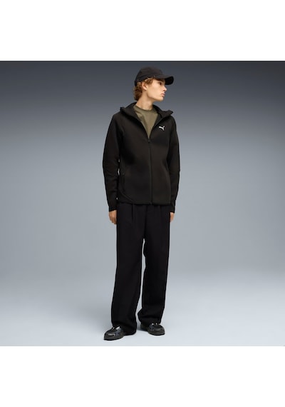 Puma Evostrıpe Erkek Kapüşonlu Ceket 692190 01 Siyah