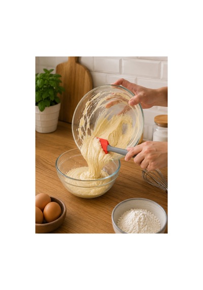 3 Lü Paslanmaz Silikon Spatula Çırpıcı Maşa - 899902967 Diğer