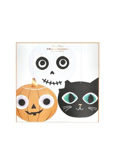 Meri Meri - Halloween - Cadılar Bayramı Kafalar Asılan Süs 0 - 99