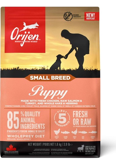 Orijen Tahılsız Küçük Irk Yavru Köpek Maması 1,8 Kg