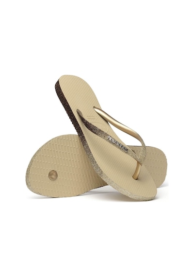 Havaianas Slim Sparkle Iı Bayan Terlik - Sand Grey Altın