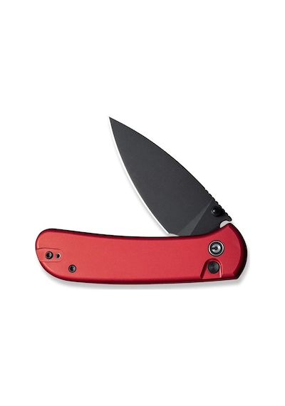 Civivi Qubit Button Lock & Thumb Stud Knife Red Aluminum Handle Kamp Çakı Kırmızı