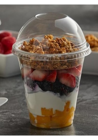 350 Cc Pet Plastik Milkshake Limonata Bardağı Kapaklı 50 Adet Sarı