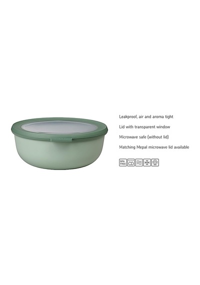 Mepal - Multi Bowl Cirqula Round - Kapaklı Saklama Kabı - Buzdolabı İçin Hava Geçirmez Saklama Kutusu Ve Mikrodalga Fırın Kabı Olarak Uygundur - 3000 Ml - Nordic Sku: Smgstk0940e50489 Açık Mepal - Multi Bowl Cirqula Round - Kapaklı Saklama Kabı - Buzdolabı İçin Hava Geçirmez Saklama Kutusu Ve Mikrodalga Fırın Kabı Olarak Uygundur - 3000 Ml - Nordic Sku: Smgstk0940e50489 Açık