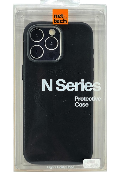 Nettech Apple Uyumlu iPhone 15 Pro Max Nt-n012 Deri Magsafe Arka