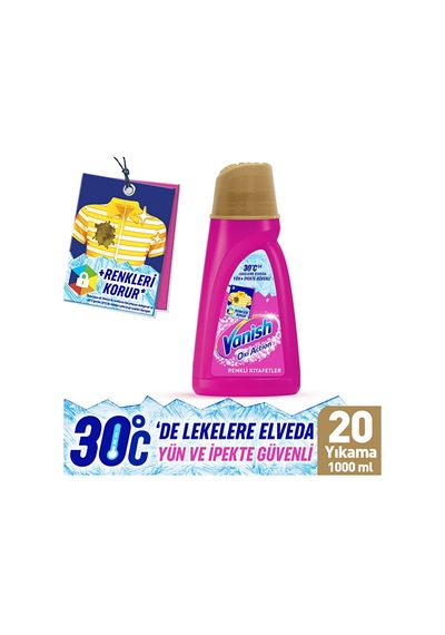 Kosla Vanish Oxi Action Deterjan Güçlendirici Ve Leke Çıkarıcı Sı