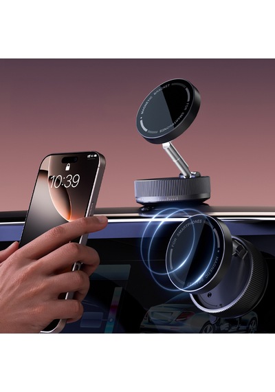 Kılıffuarı Vakum Özellikli Magnetik 360 Telefon Araç Tutucu