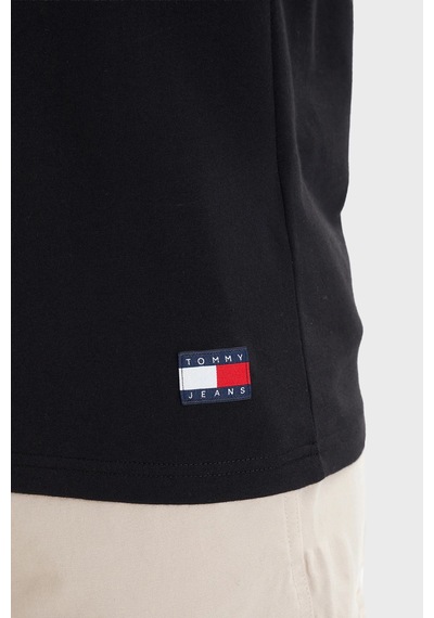 Tommy Jeans Erkek T Shirt Dm0dm22551 Bds Siyah