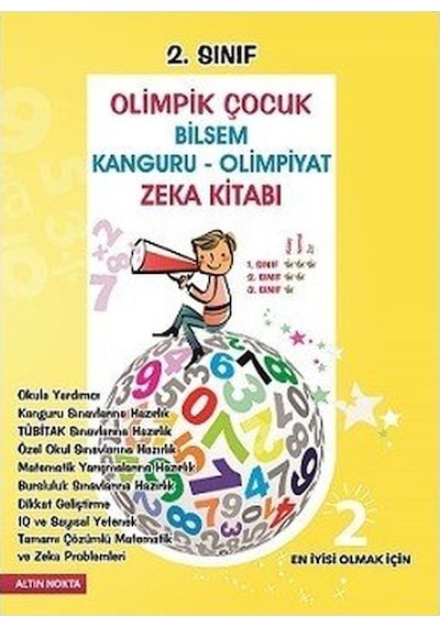 Altın Nokta Yayınları 2. Sınıf Olimpik Çocuk Bilsem Kanguru Olimp