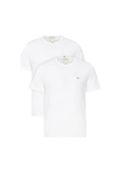 Calvin Klein Erkek Marka Logolu Günlük Kullanıma Uygun Beyaz-beyaz T-shirt Lv04rd248g 2sb