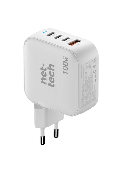 Nettech Nt-hch09 100w Pd+qc Ganprime Şarj Aleti Beyaz