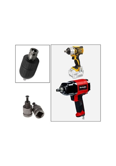 3/8 Somun Sıkma Matkap Mandren Adaptör Somun Sökme Makinesini Mandrene Çevirici Aparatı