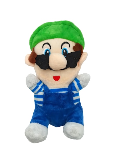 İthal Kumaş Süper Mario Kardeşler Mario Luigi 2'li Set Figür Peluş Oyuncak Uyku Oyun Arkadaşı 20 Cm.