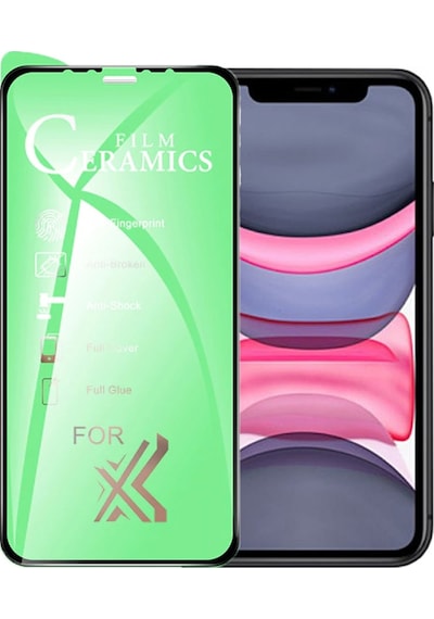 Apple Uyumlu   iPhone 11 Ekran Koruyucu 9D Seramik Nano Tam Kaplayan Kavisli