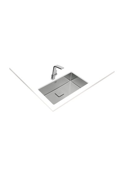 Teka Fle x linea Rs15 71.40 Tek Hazneli Tezgahüstü/Tezgahasıfır (Flush) Tezgahaltı Paslanmaz Çelik Eviye - 115000011