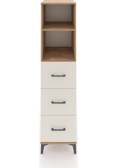 Kronos Dolap 2 Raflı 3 Çekmeceli 44x59x182 Çam-aytaşı Atlas Çam