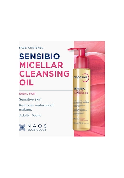 Bioderma Sensibio Micellar Cleansing Oil Tüm Ciltler Yüz Ve Göz Makyajı Çift Aşamalı Temizleme Yağı 150 Ml