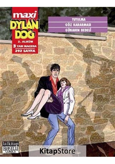 Dylan Dog Maxi 2. Albüm - Tutulma - Göz Kararması - Günahın Bedeli - Luigi Mignacco - Lal