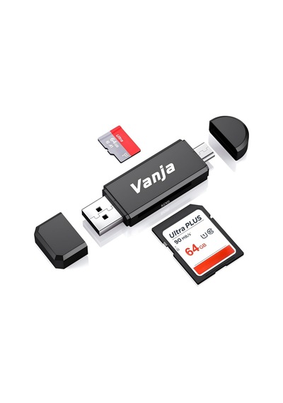Micro Usb Otg Adapter And Usb 2.0 Portable Memory Card Reader For Sdxc, Sdhc, Sd, Mmc, Rs-mmc, Micro Sdxc, Micro Sd, Mic