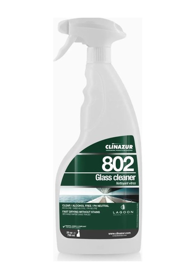 Clin Azur 802 - 750ml Biyolojik Cam Temizleyici - İz Bırakmayan Netlik: Camlarınız İçin ''hazırlayıcı'' Ve Koruyucu Bakım