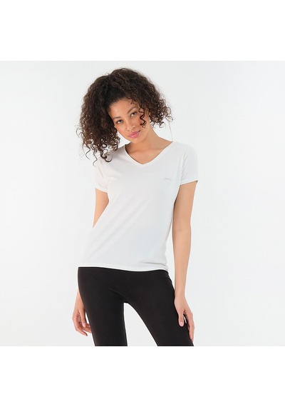 Slazenger Play Kadın Kısa Kol T-shirt Ekru St12tk291-122 001