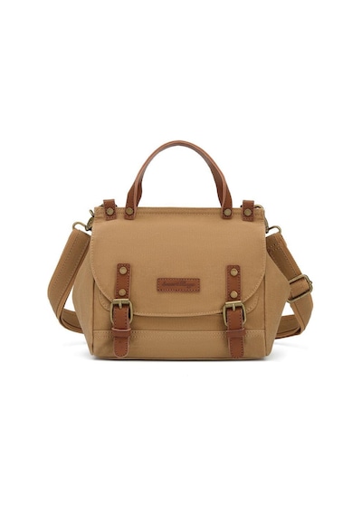 Kanvas Kumaş Kadın Çantası Elden Tutmalı Smart Bags 1327 Camel