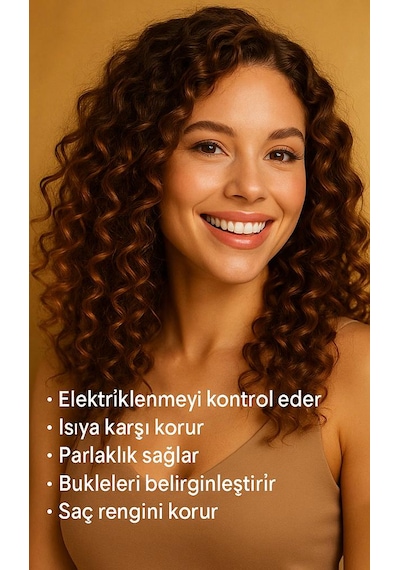 Bestwat Kıvırcık Ve Permalı Saçlar İçin Durulanmayan Saç Maskesi
