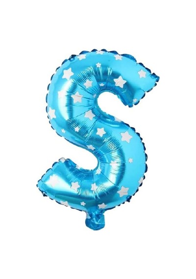 Harfi 16 Inç Yıldızlı Renk Folyo Balon 36 Cm Genel
