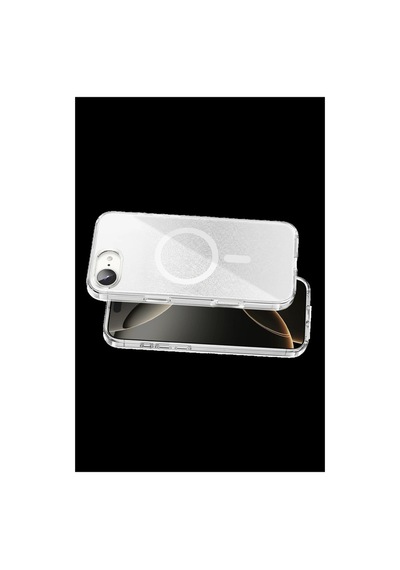 Onegif Apple iPhone Uyumlu 17e Sora Simli Magsafe Kapak - Beyaz İtdark56726