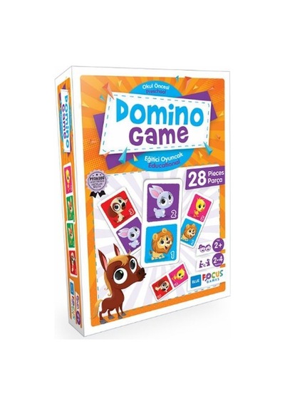 Blue Focus Domino Game - Puzzle 28  Parça