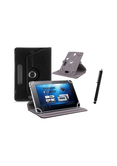 Lg G Pad 10.1 Uyumlu Set Universal Tablet Kılıfı Ve Tablet Kalemi Arka Kapak
