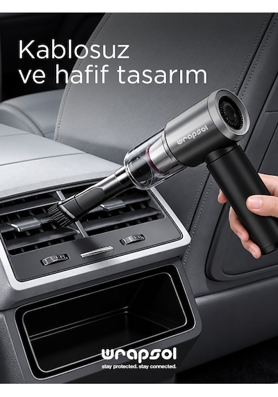 Z1s 4'ü 1 Arada Bldc Motorlu Taşınabilir Şarjlı El Ve Araç Süpürgesi 0 - 250 Watt