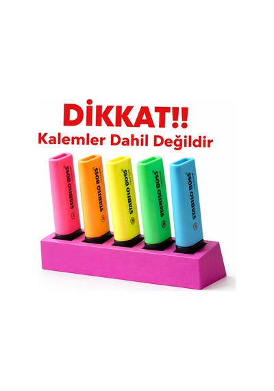 2'li Avantajlı Kalem Standı Masaüstü Kalemlik Organizer Renk Seçenekli Modern Kalem Çok Renkli