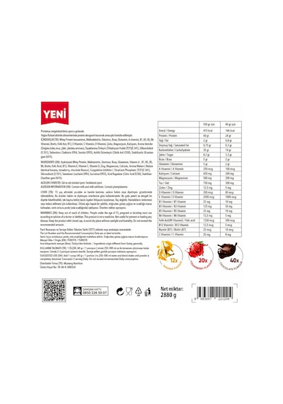 Mustang Nutrition Whey Protein Tozu 72 Saşe 2880 Gr Karışık Aroma + Shaker + Protein Kahve Hediyeli