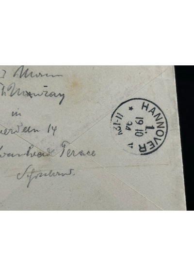 Deutsches Reich 1894 Yılında Alman İmparatorluğu Döneminde Postadan Geçmiş Zarf Reichspost 10 Pfennig Pullu